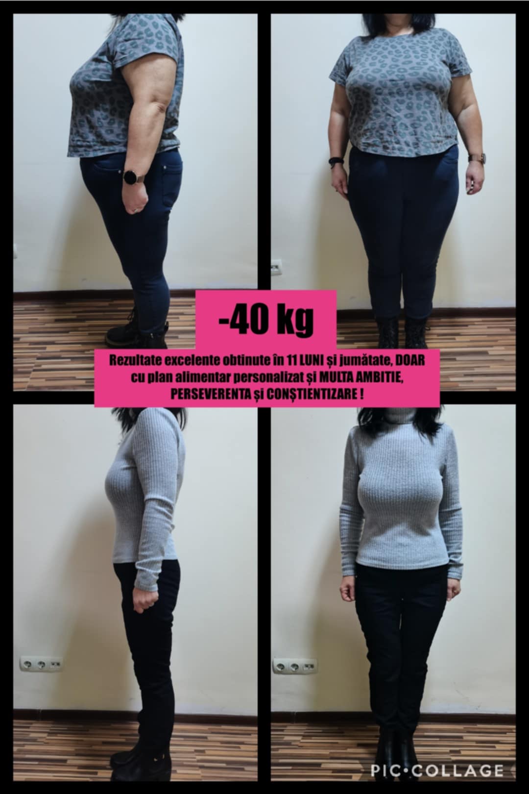 Rezultat client −40 kg
