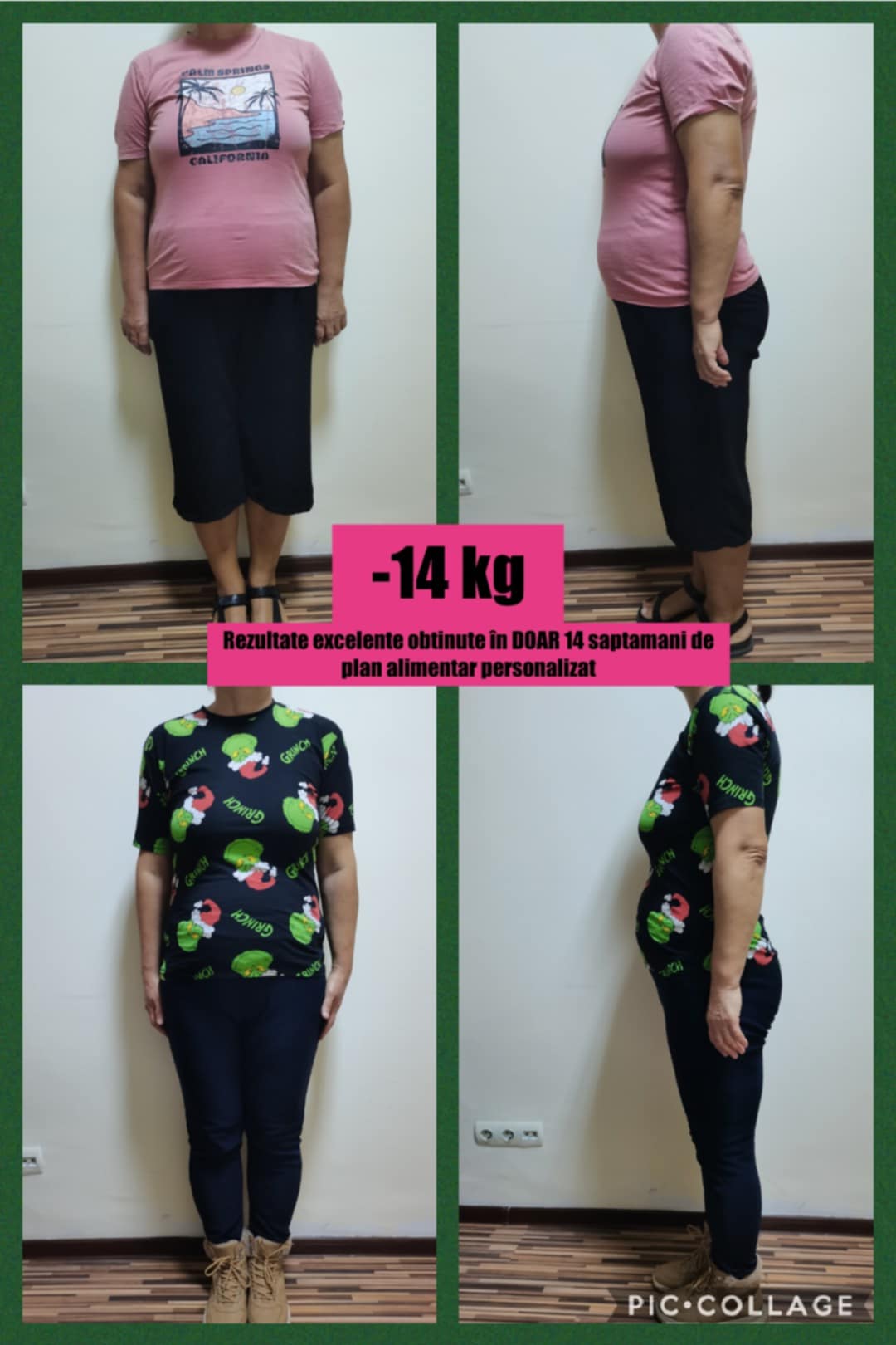 Rezultat client −14 kg