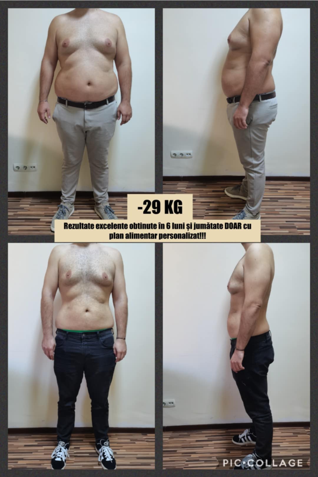 Rezultat client −15 kg